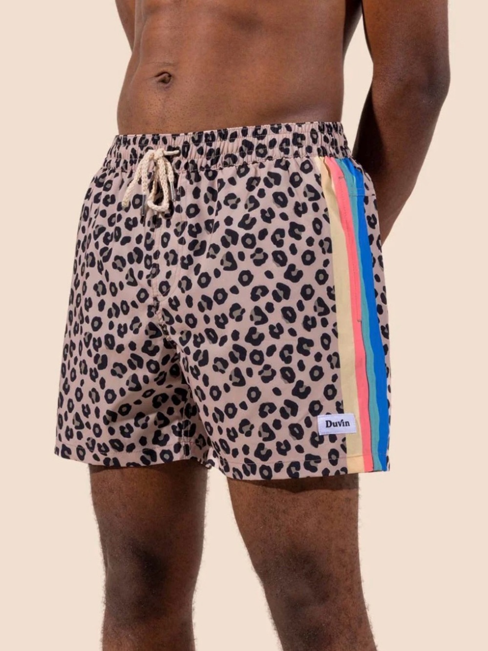 Duvin Cheetah Disco Swim Short Large